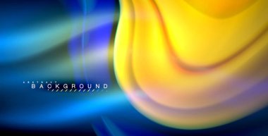 Neon parlayan dalga, sihirli enerji ve ışık arka plan