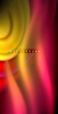 Neon parlayan dalga, sihirli enerji ve ışık arka plan