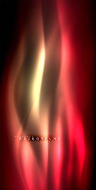 Neon parlayan dalga, sihirli enerji ve ışık arka plan