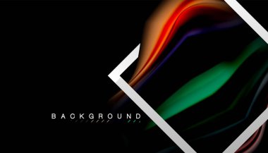 Sıvı sıvı metalik tarzı çizgi şeklinde Holografik dizayn renkleri