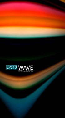 Renk dalga satırları arka plan bulanıklık