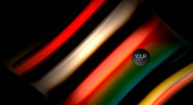 Renk dalga satırları arka plan bulanıklık