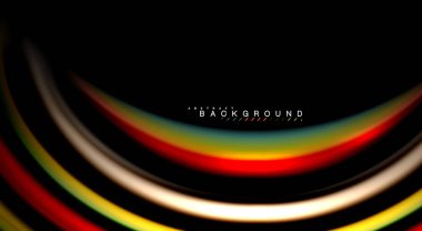 Renk dalga satırları arka plan bulanıklık