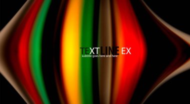 Renk dalga satırları arka plan bulanıklık