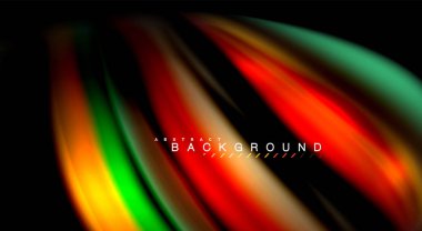 Renk dalga satırları arka plan bulanıklık