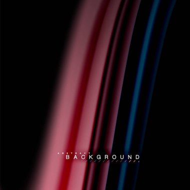 Sıvı karıştırma renkler dalga arka plan tasarlamak vektör. Renkli örgü dalgalar