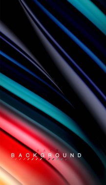 Sıvı vektör dalga arka plan renkleri karıştırma