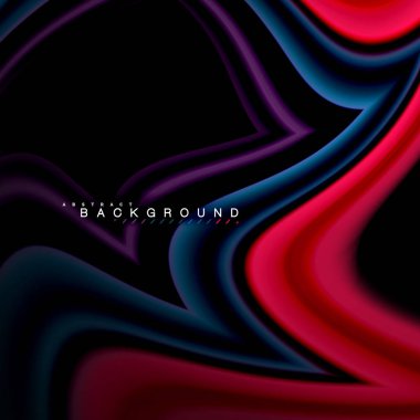 Sıvı çok renkli çizgilerle oluşturulan geometrik şekiller