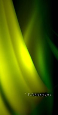 Neon parlayan dalga, sihirli enerji ve ışık arka plan