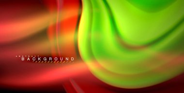 Neon parlayan dalga, sihirli enerji ve ışık arka plan