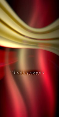 Neon parlayan dalga, sihirli enerji ve ışık arka plan