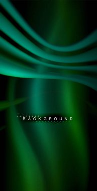 Neon parlayan dalga, sihirli enerji ve ışık arka plan