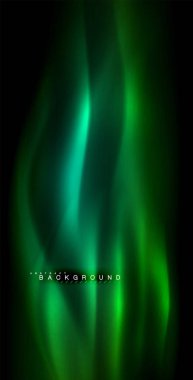 Neon parlayan dalga, sihirli enerji ve ışık arka plan