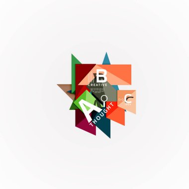 Kağıt seçeneği adımları diyagram Infographic düzeni