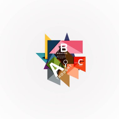 Kağıt seçeneği adımları diyagram Infographic düzeni