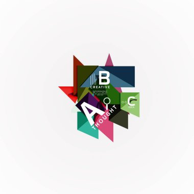 Kağıt seçeneği adımları diyagram Infographic düzeni