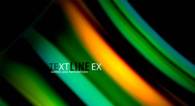 Renk dalga satırları arka plan bulanıklık