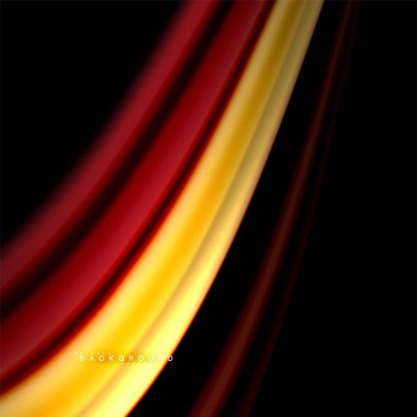 Sıvı karıştırma renkler dalga arka plan tasarlamak vektör. Renkli örgü dalgalar