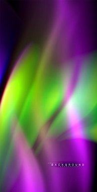 Neon parlayan dalga, sihirli enerji ve ışık arka plan