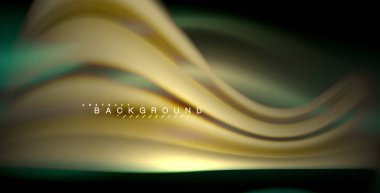 Neon parlayan dalga, sihirli enerji ve ışık arka plan