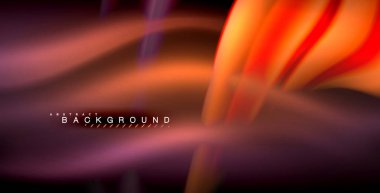 Neon parlayan dalga, sihirli enerji ve ışık arka plan