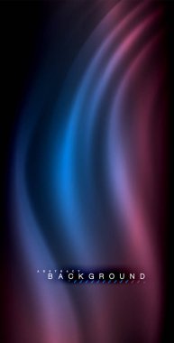 Neon parlayan dalga, sihirli enerji ve ışık arka plan