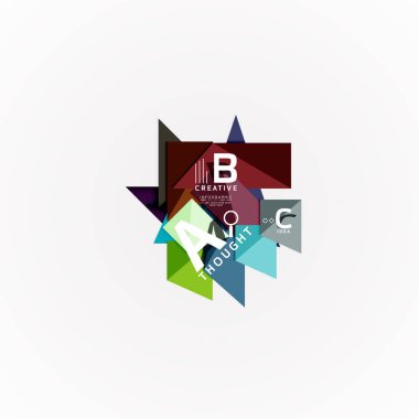 Kağıt seçeneği adımları diyagram Infographic düzeni