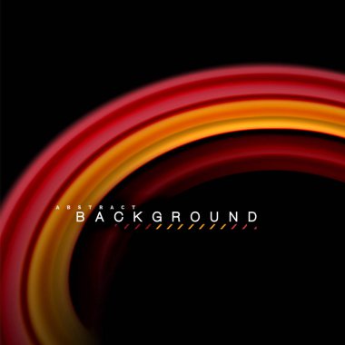 Sıvı karıştırma renkler dalga arka plan tasarlamak vektör. Renkli örgü dalgalar