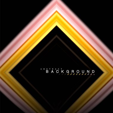 Sıvı çok renkli çizgilerle oluşturulan geometrik şekiller