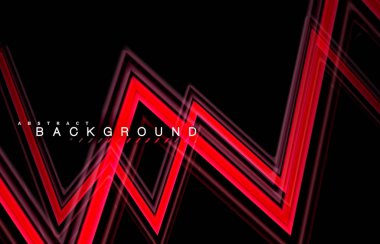 Sıvı çok renkli çizgilerle oluşturulan geometrik şekiller