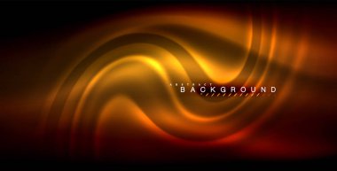 Neon parlayan dalga, sihirli enerji ve ışık arka plan