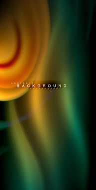 Neon parlayan dalga, sihirli enerji ve ışık arka plan