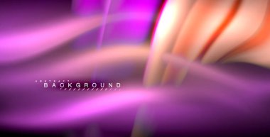 Neon parlayan dalga, sihirli enerji ve ışık arka plan