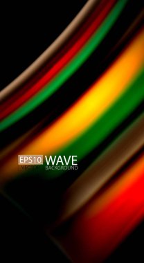 Renk dalga satırları arka plan bulanıklık