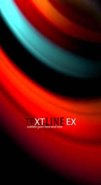 Renk dalga satırları arka plan bulanıklık