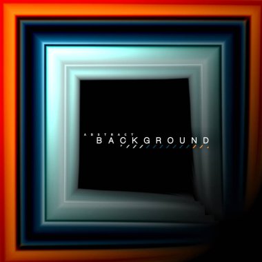 Sıvı çok renkli çizgilerle oluşturulan geometrik şekiller