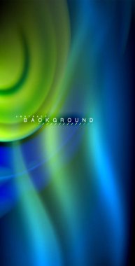 Neon parlayan dalga, sihirli enerji ve ışık arka plan