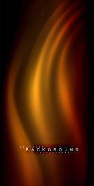 Neon parlayan dalga, sihirli enerji ve ışık arka plan