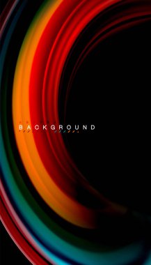 Sıvı vektör dalga arka plan renkleri karıştırma