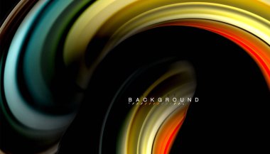 Sıvı vektör dalga arka plan renkleri karıştırma