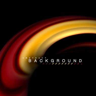 Sıvı karıştırma renkler dalga arka plan tasarlamak vektör. Renkli örgü dalgalar