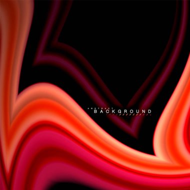 Sıvı çok renkli çizgilerle oluşturulan geometrik şekiller