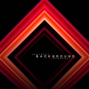 Sıvı çok renkli çizgilerle oluşturulan geometrik şekiller