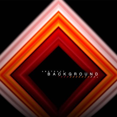 Sıvı çok renkli çizgilerle oluşturulan geometrik şekiller