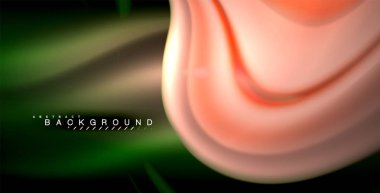 Neon parlayan dalga, sihirli enerji ve ışık arka plan