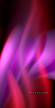 Neon parlayan dalga, sihirli enerji ve ışık arka plan