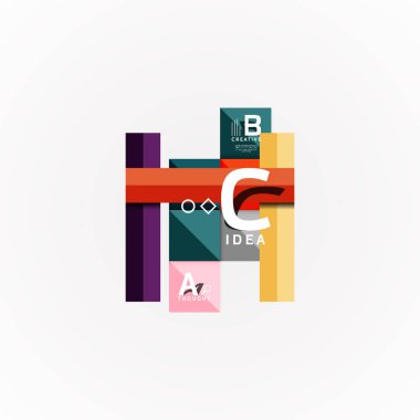 Kağıt seçeneği adımları diyagram Infographic düzeni