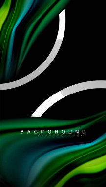 Sıvı sıvı metalik tarzı çizgi şeklinde Holografik dizayn renkleri