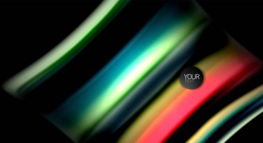 Renk dalga satırları arka plan bulanıklık