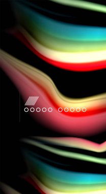 Renk dalga satırları arka plan bulanıklık